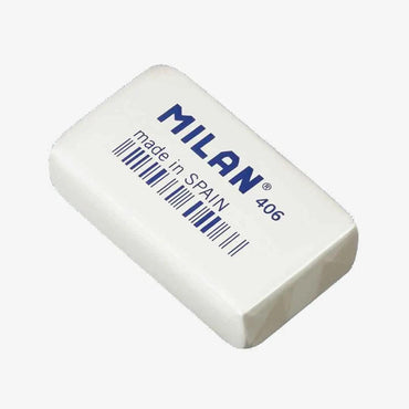 Milan Large Erasers 406 Box Of 6 The Stationers
